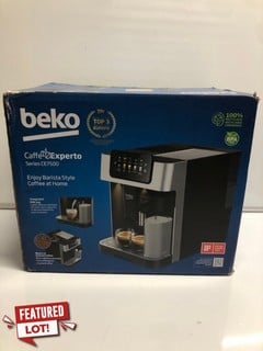 Lot 2  
            Nottingham SR6 - Parcel Delivery 
                
BEKO CAFFE EXPERTO SERIES CE7500 BARISTA STYLE COFFEE MACHINE MODEL: CEG7304X ORI...