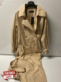 Lot 30  
            Nottingham SR6 - Parcel Delivery 
                
RALPH LAUREN LONGLINE TRENCH COAT (UK SIZE 8)