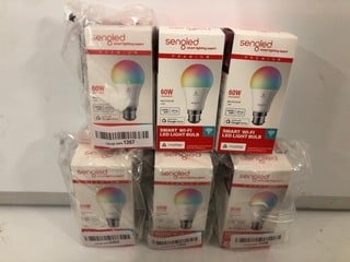 Lot 336  
            Nottingham SR6 - Parcel Delivery 
                
6 X SENGLED SMART WIFI LED LIGHT BULBS
