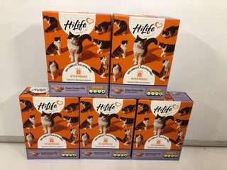 Lot 371  
            Nottingham SR6 - Parcel Delivery 
                
5 X HILIFE BOXED KITTEN FOOD POUCHES (BBE: 15/03/27)