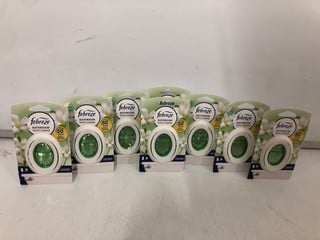 Lot 377  
            Nottingham SR6 - Parcel Delivery 
                
8 X FEBREZE BATHROOM WHITE JASMINE AIR FRESHENERS