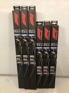 Lot 380  
            Nottingham SR6 - Parcel Delivery 
                
QTY OF FORMULA 1 FLAT WIPER BLADES 3 SETS