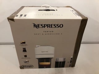 Lot 391  
            Nottingham SR6 - Parcel Delivery 
                
DELONGHI NESPRESSO VERTUO NEXT & AEROCCINO 3 COFFEE MACHINE