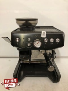 Lot 393  
            Nottingham SR6 - Parcel Delivery 
                
SAGE ESPRESSO COFFEE MACHINE MODEL: SES876 ORIGINAL RRP £729.99