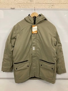Lot 39  
            Nottingham SR6 - Parcel Delivery 
                
REGATTA RHODO HOODED COAT IN KHAKI (SIZE M)