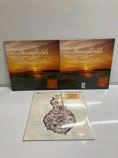 Lot 416  
            Nottingham SR6 - Parcel Delivery 
                
3 X VINYL RECORDS INC GREENFIELDS THE GIBB BROTHERS' SONGBOOK