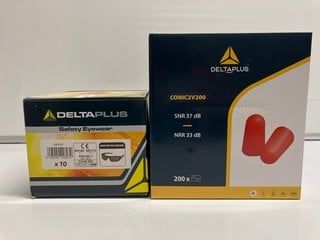Lot 456  
            Nottingham SR6 - Parcel Delivery 

                
2 X DELTA PLUS WORK SAFETY ITEMS INC PROTECTIVE EYEWEAR