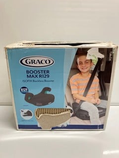 Lot 466  
            Nottingham SR6 - Parcel Delivery 

                
GRACO BOOSTER MAX R129 ISOFIX BACKLESS BOOSTER SEAT