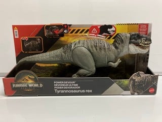 Lot 469  
            Nottingham SR6 - Parcel Delivery 

                
JURASSIC WORLD TYRANNOSAURUS REX PLAY DINOSAUR