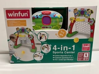Lot 472  
            Nottingham SR6 - Parcel Delivery 

                
WINFUN 4-IN-1 SPORTS CENTER