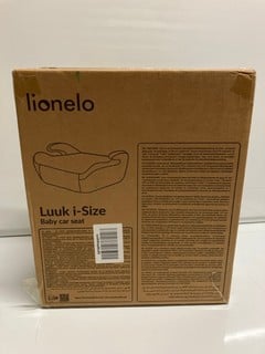 Lot 477  
            Nottingham SR6 - Parcel Delivery 
                
LIONELO LUUKI -SIZE BABY CAR SEAT (SEALED)