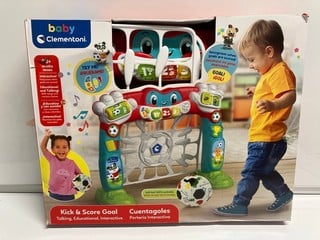 Lot 478  
            Nottingham SR6 - Parcel Delivery 
                
BABY CLEMENTONI KICK & SCORE GOAL