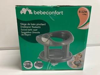 Lot 483  
            Nottingham SR6 - Parcel Delivery 
                
BEBECONFORT SWIVEL BATH SEAT