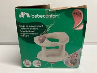 Lot 484  
            Nottingham SR6 - Parcel Delivery 
                
BEBECONFORT SWIVEL BATH SEAT