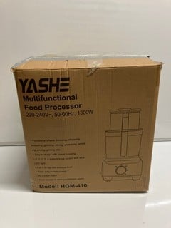 Lot 494  
            Nottingham SR6 - Parcel Delivery 
                
YASHE MULTIFUNCTIONAL FOOD PROCESSOR