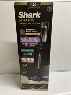 Lot 499  
            Nottingham SR6 - Parcel Delivery 
                
SHARK STRATOS CORDLESS STICK VACUUM