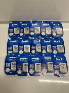 Lot 501  
            Nottingham SR6 - Parcel Delivery 
                
QTY OF ORAL-B WAXED FLOSS TAPE
