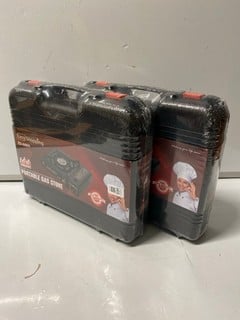 Lot 591  
            Nottingham SR6 - Parcel Delivery 
                
2 X PORTABLE GAS STOVES (SEALED)