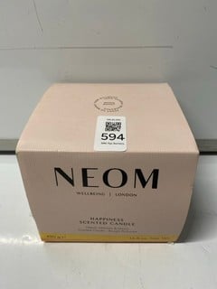 Lot 594  
            Nottingham SR6 - Parcel Delivery 
                
NEOM HAPPINESS SCENTED CANDLE
