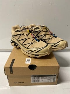 Lot 607  
            Nottingham SR6 - Parcel Delivery 
                
PAIR OF SALOMON XT-6 GTS TRAINERS (UK SIZE 6)