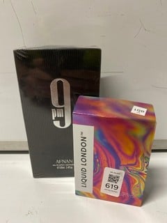 Lot 619  
            Nottingham SR6 - Parcel Delivery 
                
2 X PERFUMES TO INC LIQUID LONDON 50ML