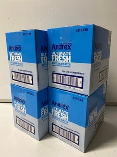 Lot 667  
            Nottingham SR6 - Parcel Delivery 
                
4 X ANDREX ULTIMATE FRESH BOXED FLUSHABLE WIPES