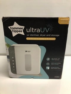 Lot 6  
            Nottingham SR6 - Parcel Delivery 
                
TOMMEE TIPPEE ULTRA UV STERILISER, DRYER AND STORAGE ORIGINAL RRP £149.99