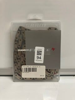 Lot 94  
            Nottingham SR6 - Parcel Delivery 
                
SRAM FORCE 114 LINKS 12 SPEED BIKE CHAIN ORIGINAL RRP £55.00