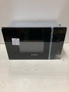 Lot 127  
            Nottingham SR2 - Delivery or Collection 

                
BOSCH BUILT-IN MICROWAVE MODEL NO: BFL523MB0B ORIGINAL RRP £389.00
