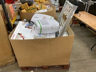 Lot 204  
            Nottingham SR2 - Delivery or Collection 

                
PALLET OF ITEMS INC DEHUMIDIFIER & CANON PRINTER
