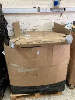 Lot 211  
            Nottingham SR2 - Delivery or Collection 

                
PALLET OF ITEMS INC ABODE ELECTRIC CLOTHES RACK DRYER