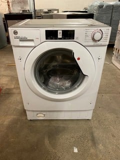 Lot 100  
            Nottingham SR3 - Delivery or Collection 

                
HOOVER INTEGRATED 9KG WASHING MACHINE MODEL NO: HBWOS69TAME-80 (EX DISPLAY)