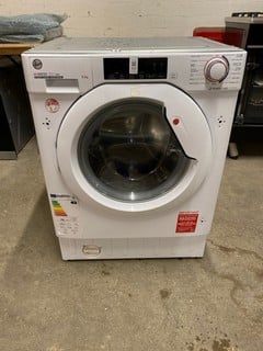 Lot 117  
            Nottingham SR3 - Delivery or Collection 

                
HOOVER INTEGRATED 9KG WASHING MACHINE MODEL NO: HBWOS69TAME-80 (EX DISPLAY)