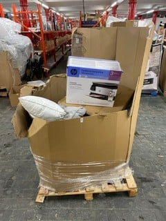 Lot 255  
            Nottingham SR3 - Delivery or Collection 

                
PALLET OF ITEMS TO INCLUDE HP OFFICEJETPRO 8122E PRINTER