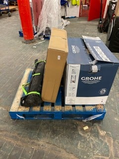 Lot 265  
            Nottingham SR3 - Delivery or Collection 

                
PALLET OF ITEMS TO INCLUDE FOLDING STORABLE TABLE