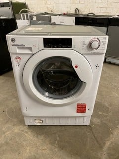 Lot 29  
            Nottingham SR3 - Delivery or Collection 

                
HOOVER INTEGRATED 9KG WASHING MACHINE MODEL NO: HBWOS69TAME-80