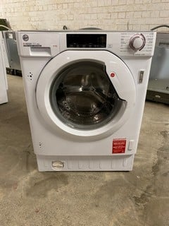 Lot 30  
            Nottingham SR3 - Delivery or Collection 

                
HOOVER INTEGRATED 9KG WASHING MACHINE MODEL NO: HBWOS69TAME-80
