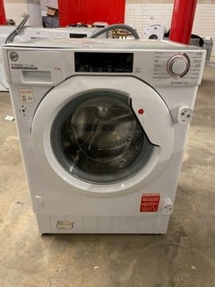 Lot 32  
            Nottingham SR3 - Delivery or Collection 

                
HOOVER INTEGRATED 9KG WASHING MACHINE MODEL NO: HBWOS69TAME-80