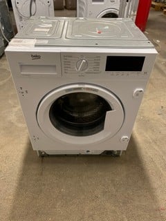 Lot 33  
            Nottingham SR3 - Delivery or Collection 

                
BEKO INTEGRATED 7KG WASHING MACHINE MODEL NO: WTIK74122