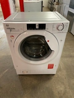 Lot 91  
            Nottingham SR3 - Delivery or Collection 

                
HOOVER INTEGRATED 9KG WASHING MACHINE MODEL NO: HBWOS69TAME-80 (EX DISPLAY)