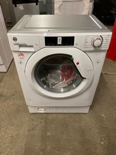 Lot 99  
            Nottingham SR3 - Delivery or Collection 

                
HOOVER INTEGRATED 9KG WASHING MACHINE MODEL NO: HBWOS69TAME-80 (EX DISPLAY)
