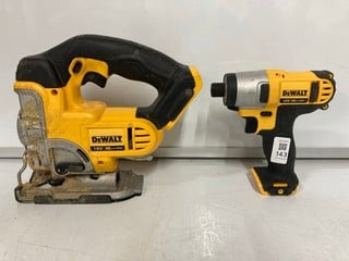 Lot 143  
            Nottingham SR6 – Delivery Or Collection 

                
DEWALT DSC331 CORDLESS JIGSAW AND DEWALT DCF815 IMPACT DRIVER (WITH 3 X BATTERIES...