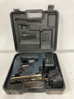 Lot 151  
            Nottingham SR6 – Delivery Or Collection 

                
ROCKWORTH 18V CORDLESS JIGSAW (WITH BATTERY, CHARGER AND CARRY CASE) (MPSE54501942)