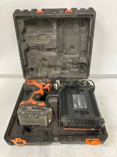 Lot 154  
            Nottingham SR6 – Delivery Or Collection 

                
AEG BSB 18G CORDLESS COMBI DRILL (WITH BATTERY AND CHARGER) (MPSE53363106)