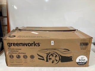 Lot 239  
            Nottingham SR6 – Delivery Or Collection 

                
GREENWORKS ROBOTIC LAWNMOWER (PIN UNKNOWN) (WITH CHARGING STAND)