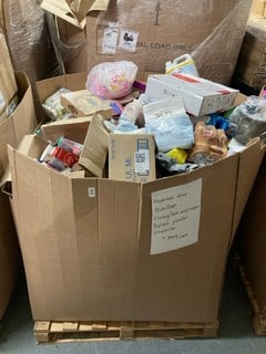 Lot 282  
            Nottingham SR6 – Delivery Or Collection 
                
PALLET OF ITEMS TO INC MEMORY FOAM SEAT CUSHION, PROTEIN POWDER AND HOUSEHOLD ITE...