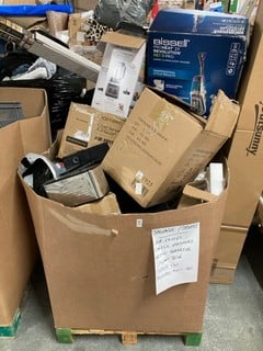 Lot 304  
            Nottingham SR6 – Delivery Or Collection 

                
PALLET OF ITEMS TO INC AIR FRYERS, COFFEE MACHINES, KETTLE BARBECUE AND A SHARK F...