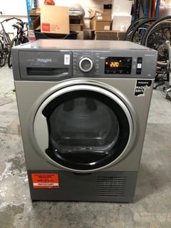 Lot 61  
            Nottingham SR6 – Delivery Or Collection 
                
HOTPOINT 8KG CONDESNER TUMBLE DRYER MODEL: H3D81GSUK ORIGINAL RRP: £424.99