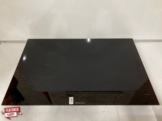 Lot 78  
            Nottingham SR6 – Delivery Or Collection 
                
HISENSE ELECTRIC INDUCTION HOB MODEL: HI8421BSC (EX-DISPLAY) ORIGINAL RRP: £349.00