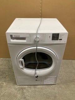 Lot 100  
            Nottingham SR9 - Delivery Or Collection 

                
HOTPOINT TUMBLE DRYER MODEL: C HD C92 WWGD UK ORIGINAL RRP: £329